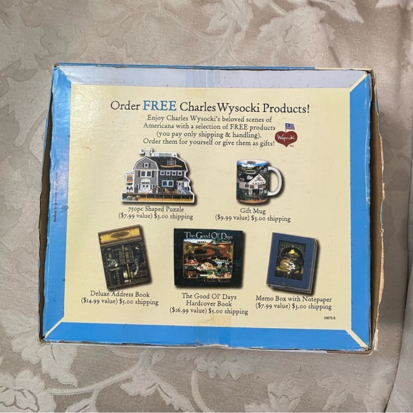 Charles Wysocki Jigsaw Puzzle Candlemaker Tobacconist Hat Shop 1000 Pc COMPLETE - Picture 4 of 5